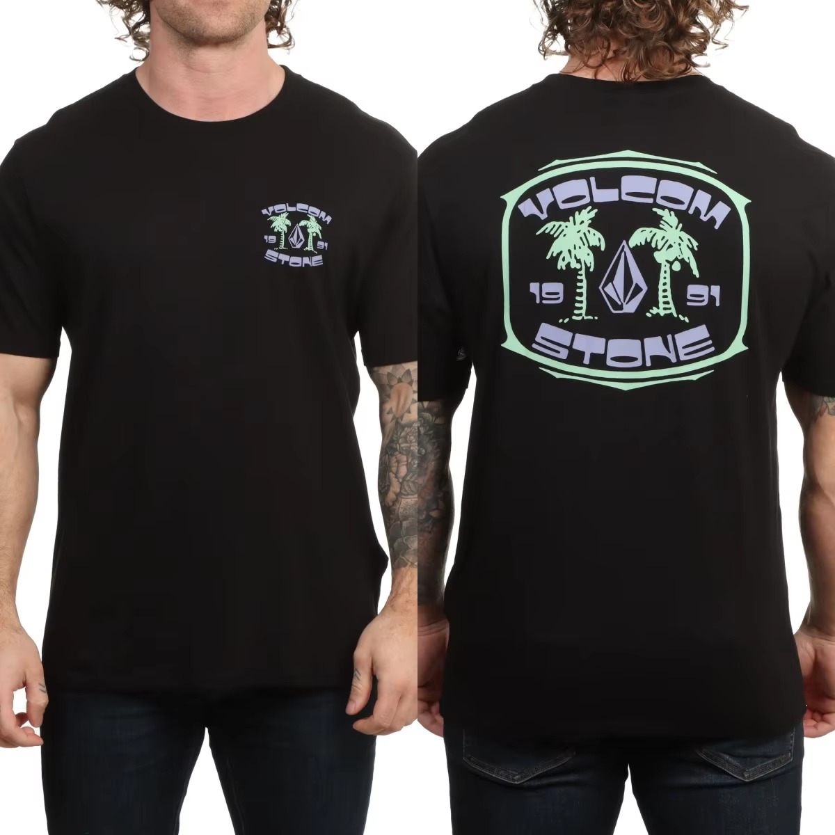 Angle Iron Palm Volcom Skatebo - Streetwear Brand Tees ulasan dan harga